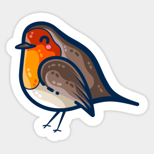 Robin Kawaii Cute Bird Sticker